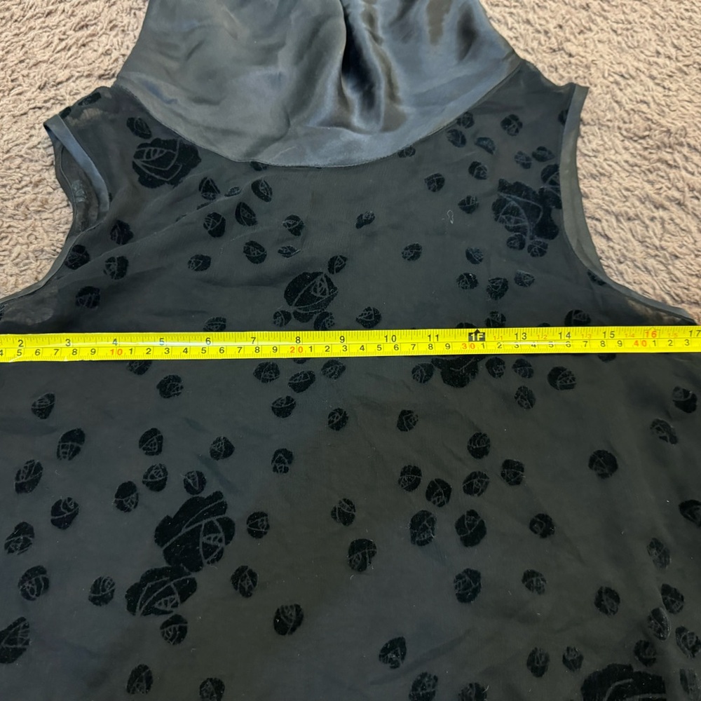 2 FOR $25 iRoo Cowl Neck Sheer Sleeveless Top Blouse Made In Singapore 38 (S) - Picture 6 of 6